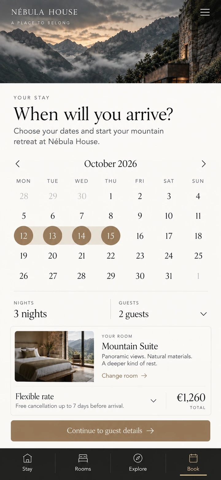 Nébula House — Calendario y resumen