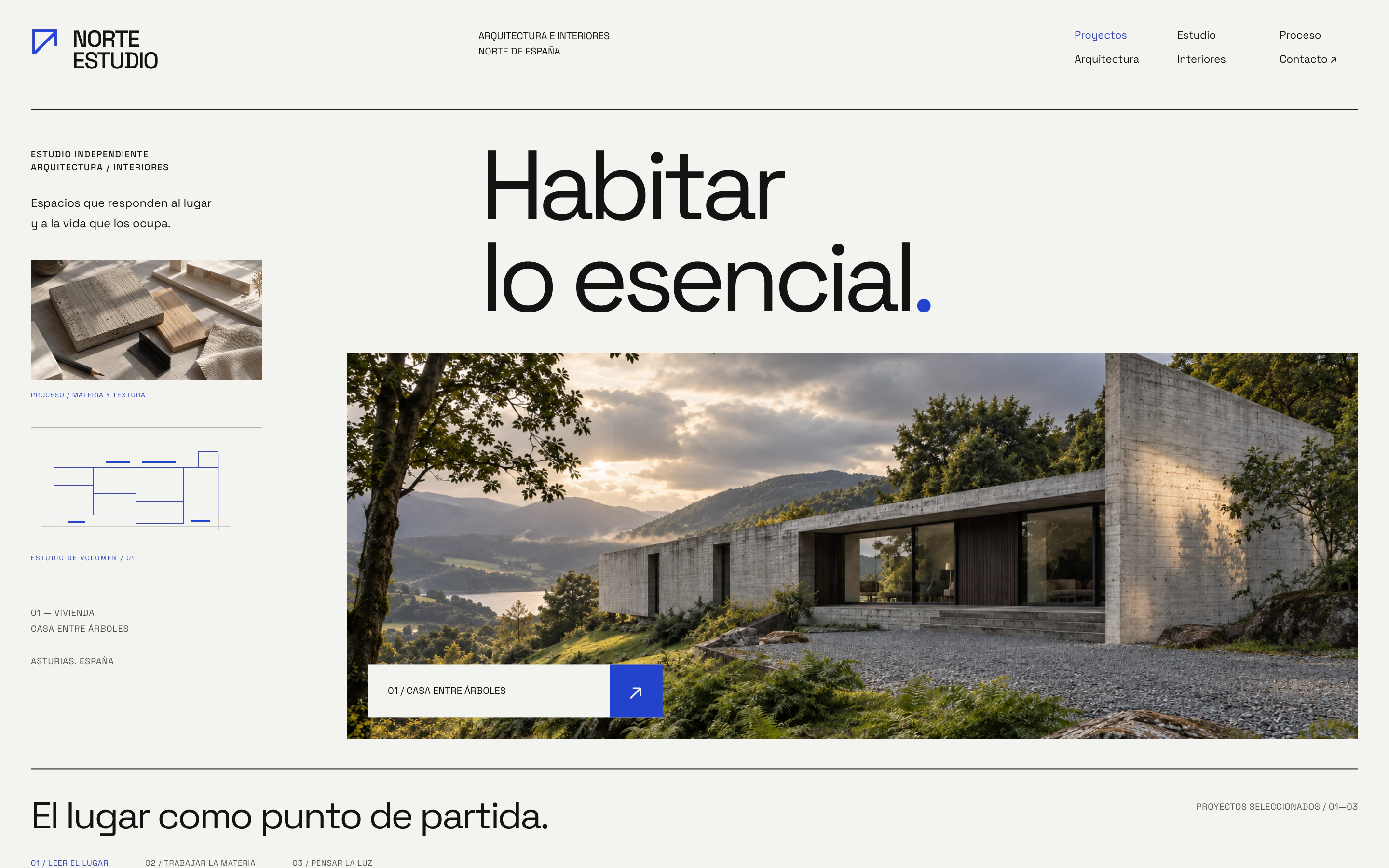 Norte Estudio — Concept project: 01 / La primera impresión