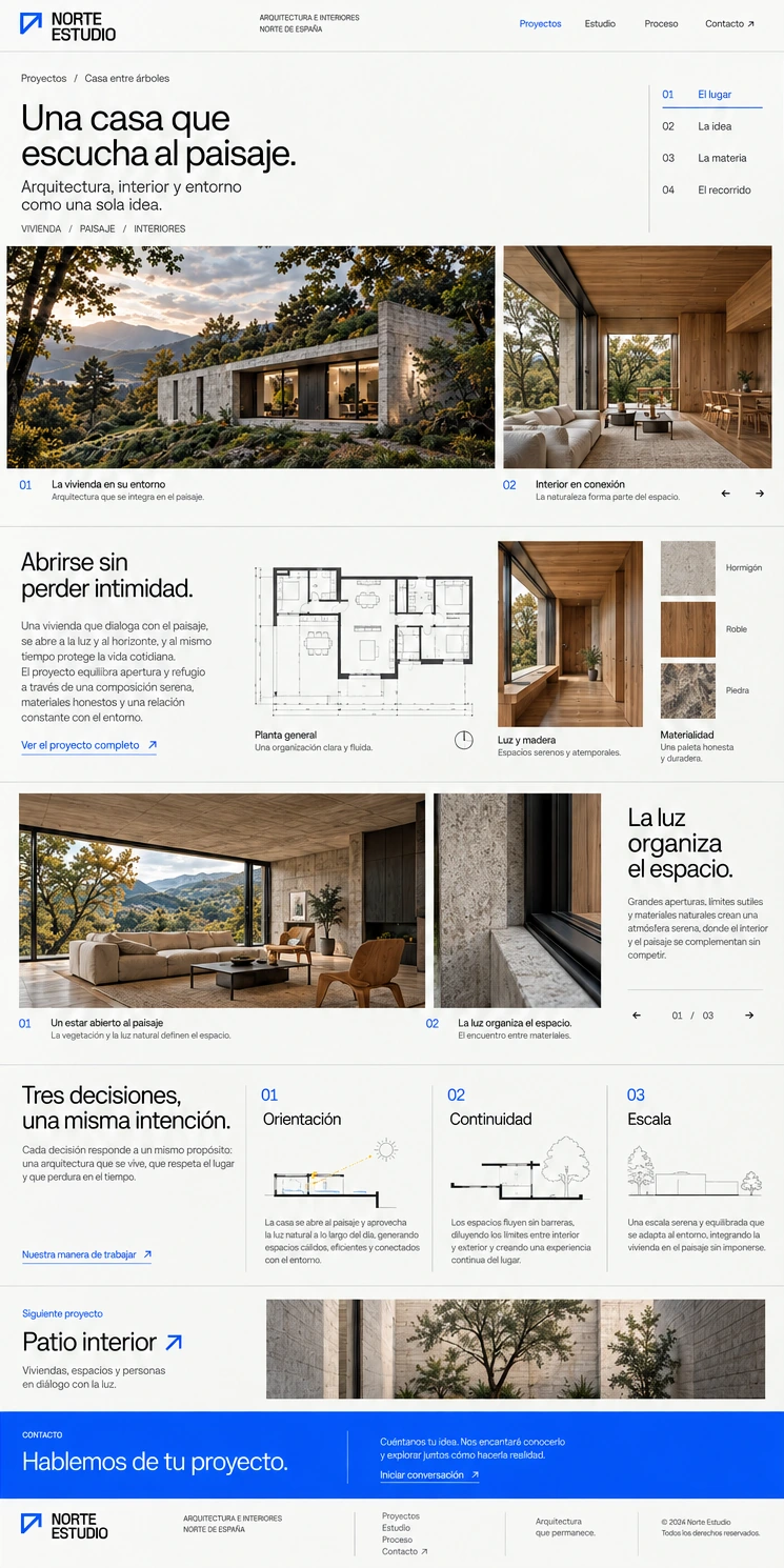 Norte Estudio — Projet conceptuel : 02 / Index éditorial des projets d’architecture