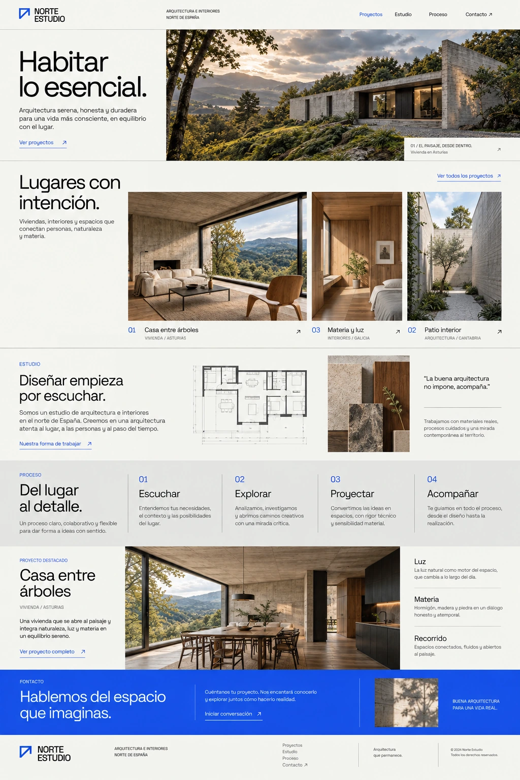 Norte Estudio — Projet conceptuel : 01 / La première impression