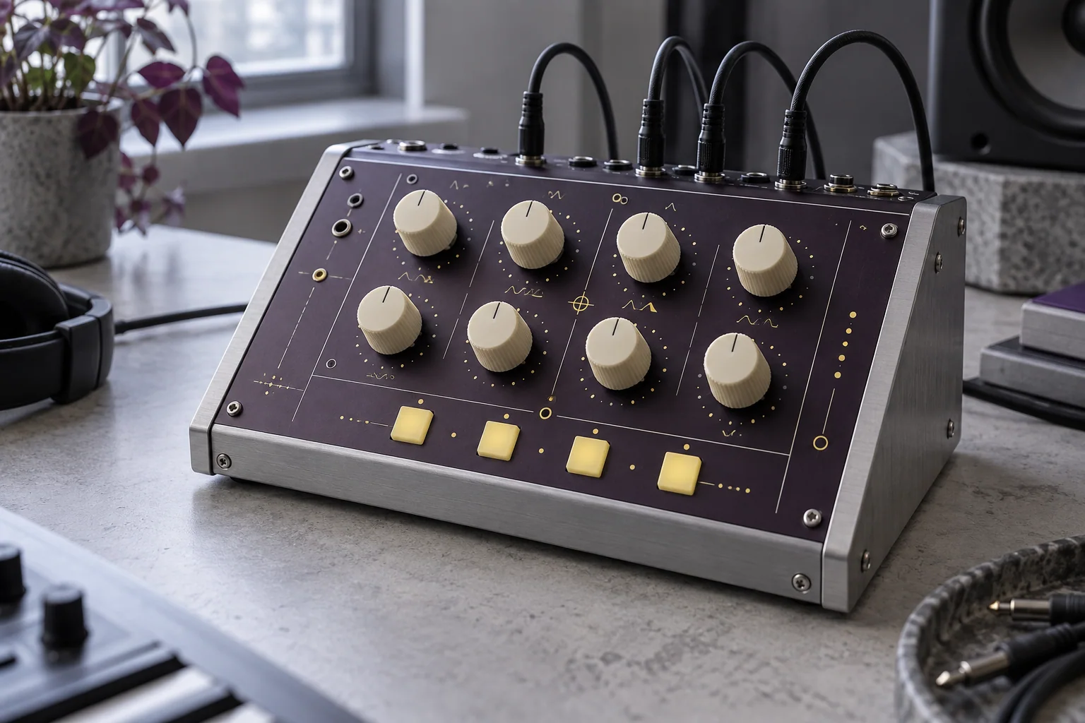 Odd Frequency — 01 — Un instrument de bureau dans son contexte de travail.