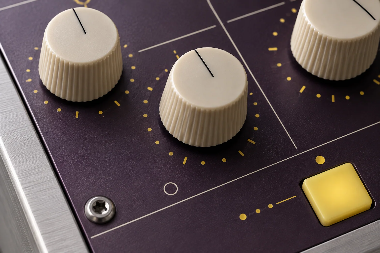 Odd Frequency — 02 — Potentiomètres, métal et précision matérielle de l’instrument.