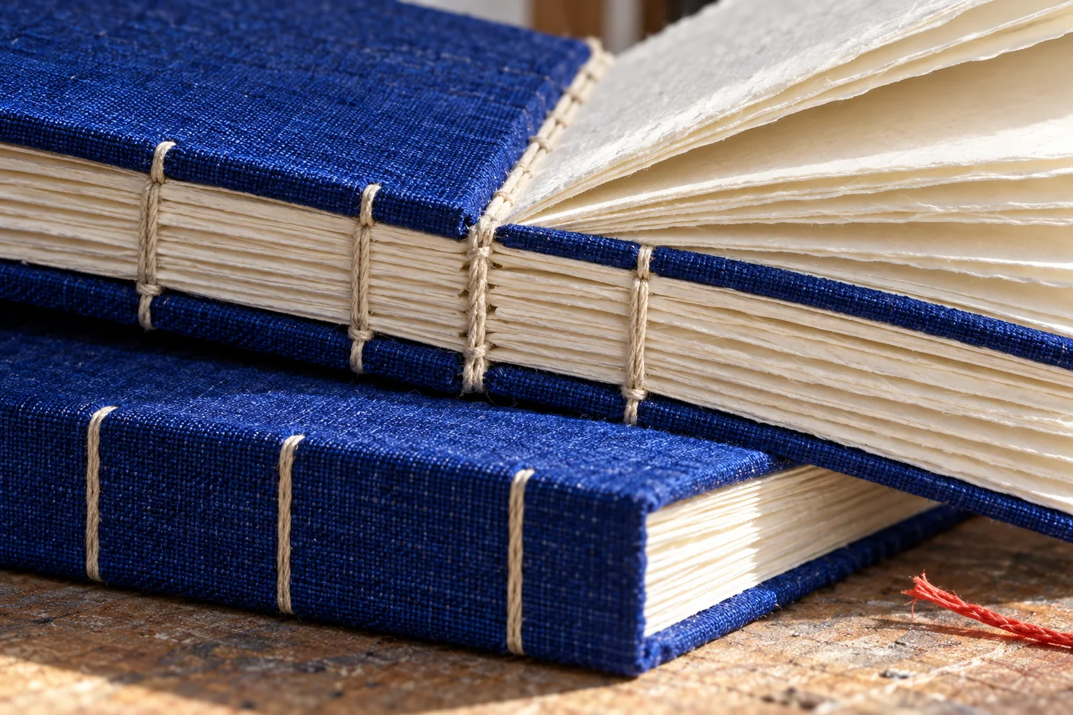 Pli Commun — 02 — Stitching, cloth and edges: the book’s material construction.