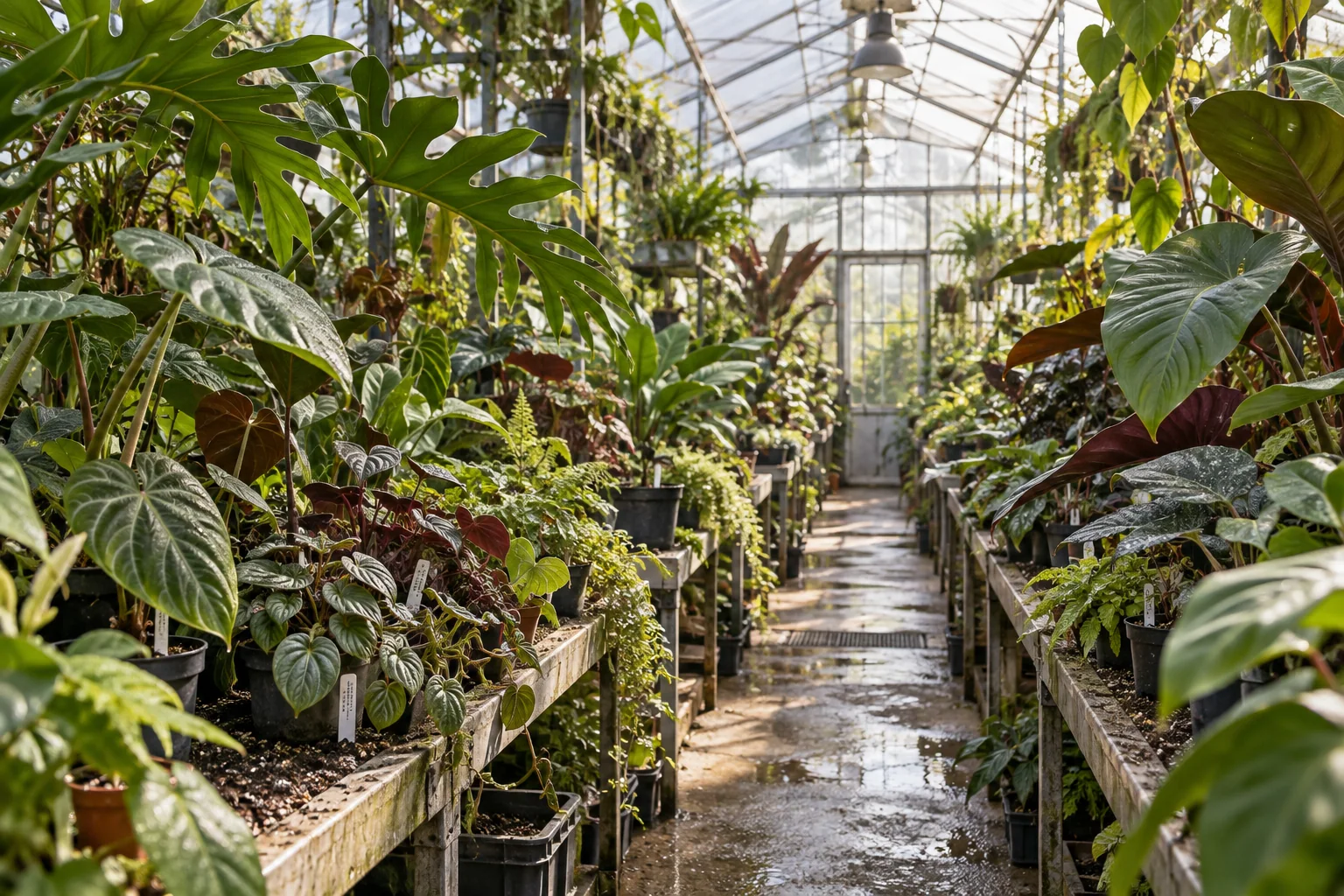 Sotobosque — 01 — La pépinière en contexte : densité végétale, lumière et travail quotidien.